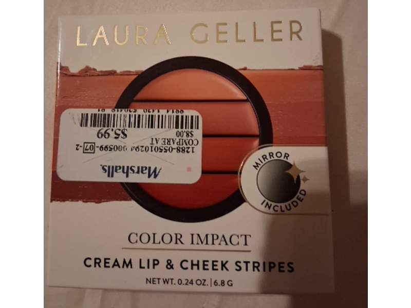 Laura Geller Color Impact Cream Lip & Cheek Stripes, 0.24 oz/6.8 g