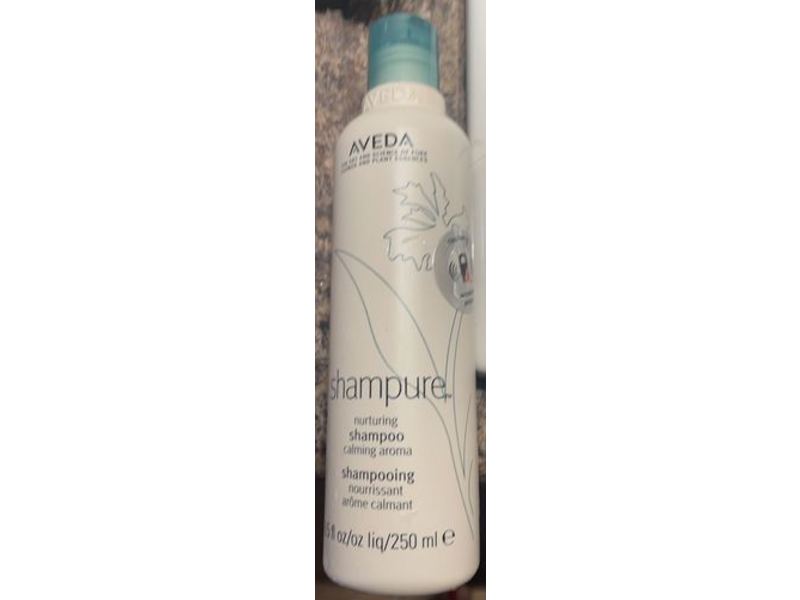 Aveda Shampure Nurturing Shampoo, Calming Aroma, 8.5 fl oz/250 mL