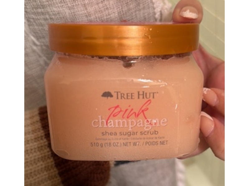 Tree Hut Shea Sugar Scrub, Pink Champagne, 18 oz/510 g