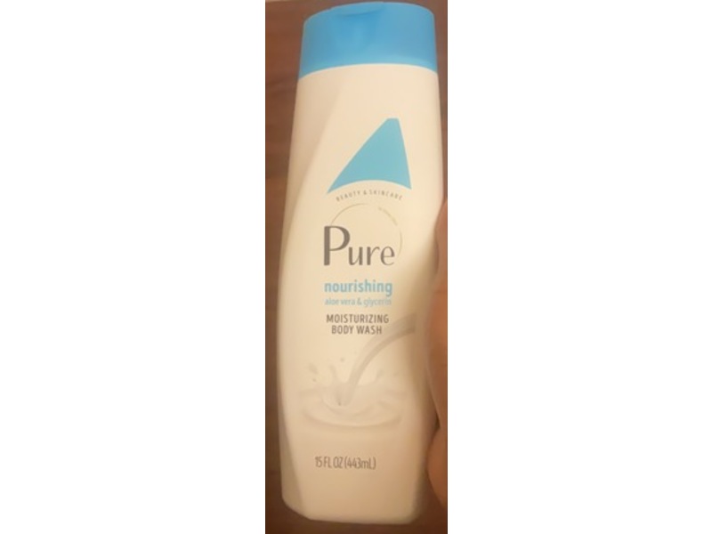 Pure Nourishing Moisturizing Body Wash, Aloe Vera & Glycerin, 15 fl oz/443 mL