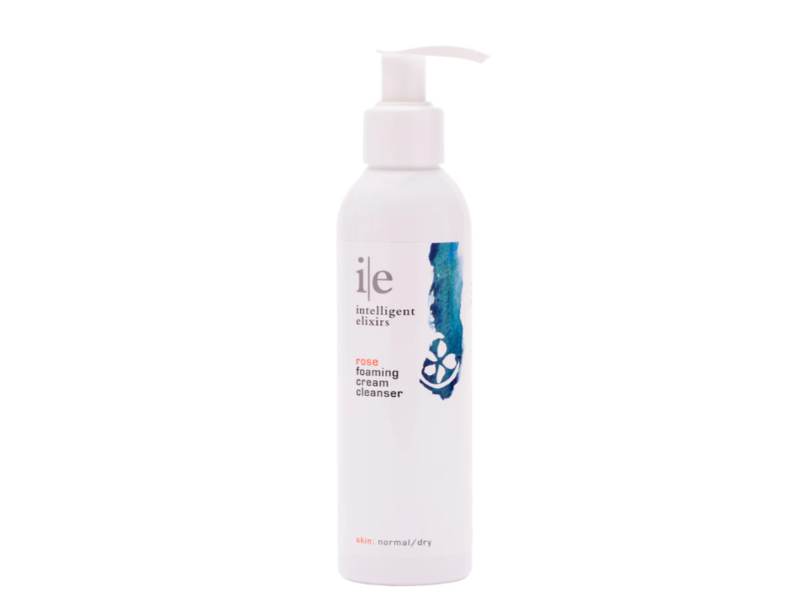 Intelligent Elixirs Foaming Cream Cleanser, Rose, 5.5 oz/162.6 mL