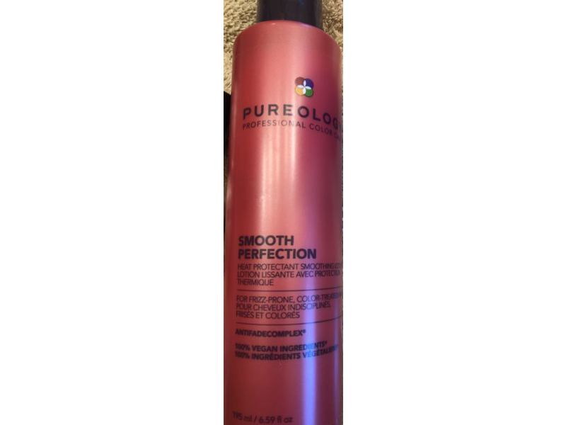 Pureology Smooth Perfection Heat Protectant Smoothing Lotion, 6.59 fl oz/195 mL