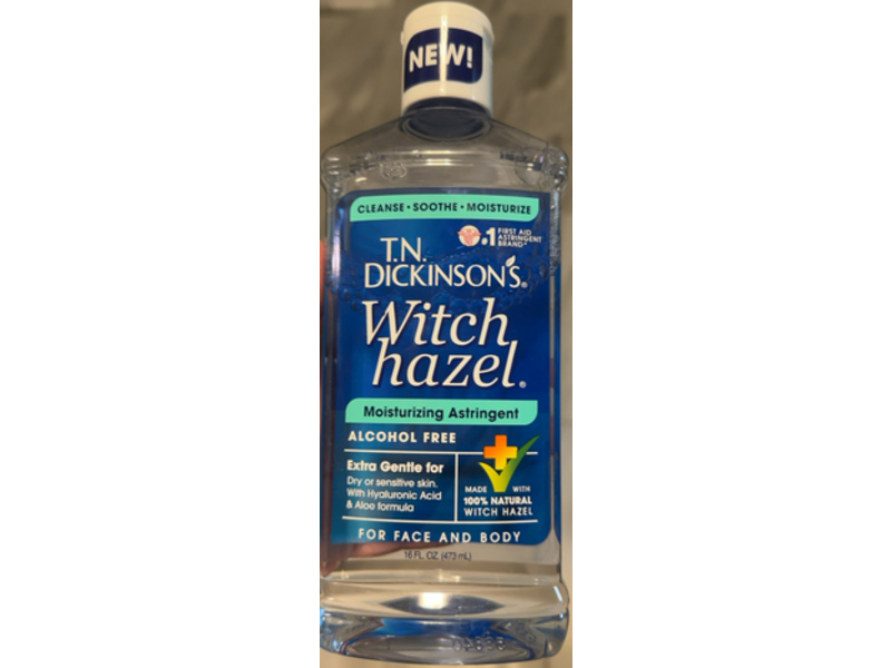 T.N. Dickinson's Witch Hazel Moisturizing Astringent Face & Body, 16 fl oz/473 mL
