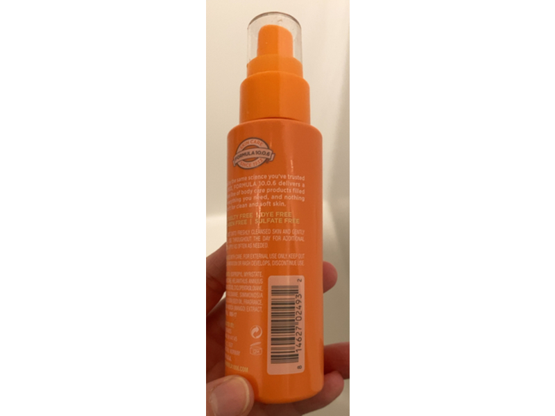 Formula 10.0.6 Go For The Glow Sheer Mist Dry Body Oil, Mango + Jojoba Oil, 3.7 fl oz/110 mL