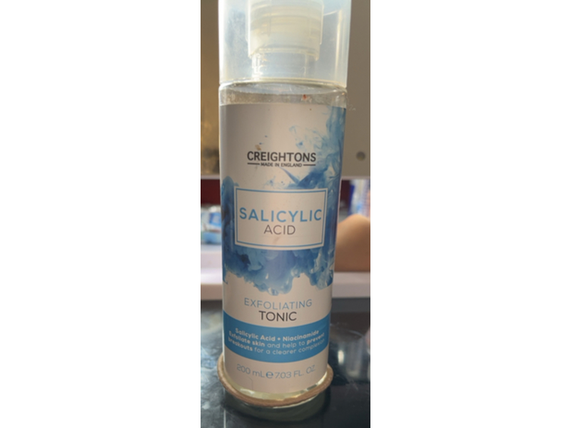 Creightons Expoliating Tonic, Salicylic Acid + Niacinamide, 7.03 fl oz/200 mL