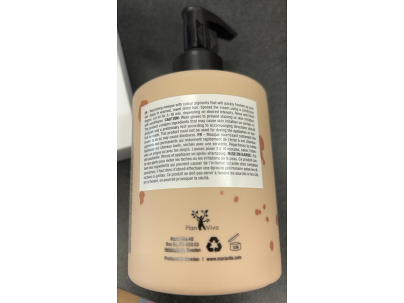 Maria Nila Non - Permanent Colour Masque, Colour Refresh Cacao, 10.1 fl oz/300 mL