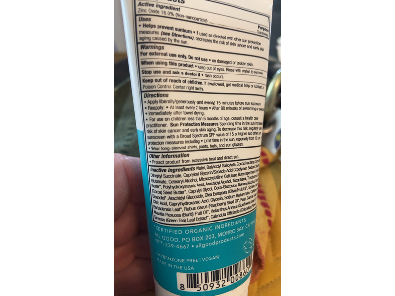 Life Is Good Mineral Sport Sunscreen, SPF 30, 3 fl oz/89 mL, Pack Of 3