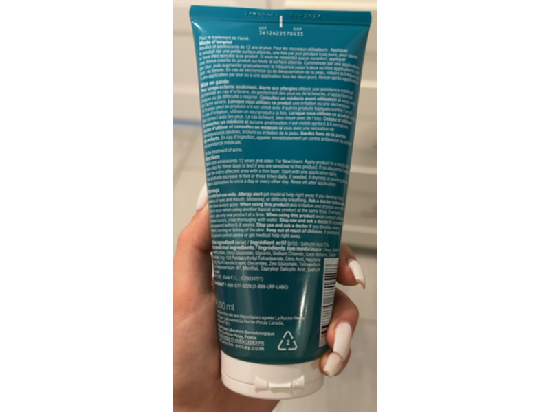 La Roche Posay Effaclar Purifying Face & Body Cleanser Gel, 200 mL