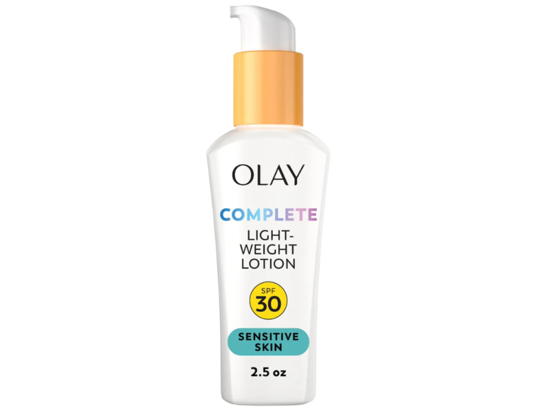 Olay Complete Light-Weight Lotion, SPF 30, Sensitive Skin, 2.5 oz/75 mL