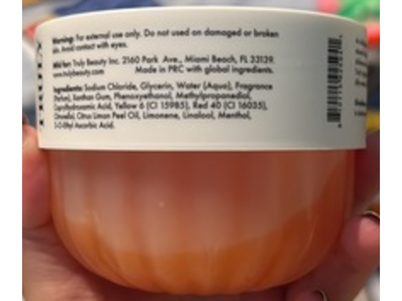 Truly Exfoliating Body Scrub, Mango Margs, 8.79 fl oz/260 g