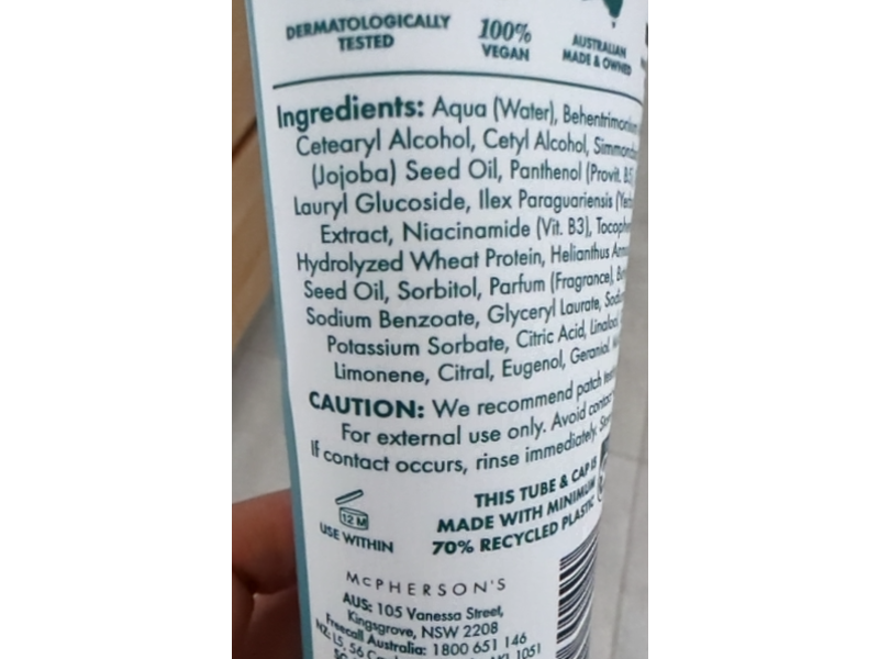 Akin Daily Shine Hair Mask, Australian Jojoba Oil+Yerba Mate & Niacinamide, 5 fl oz/150 mL