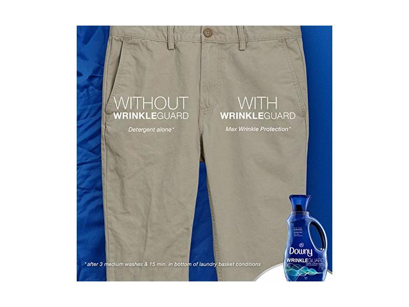 Downy Wrinkleguard Liquid Fabric Softener & Conditioner, Fresh, 48 fl oz