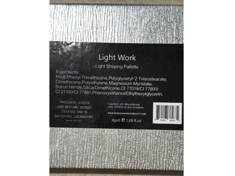 Danessa Myricks Beauty Light Shaping Pallete, Light Work, 1.68 fl oz