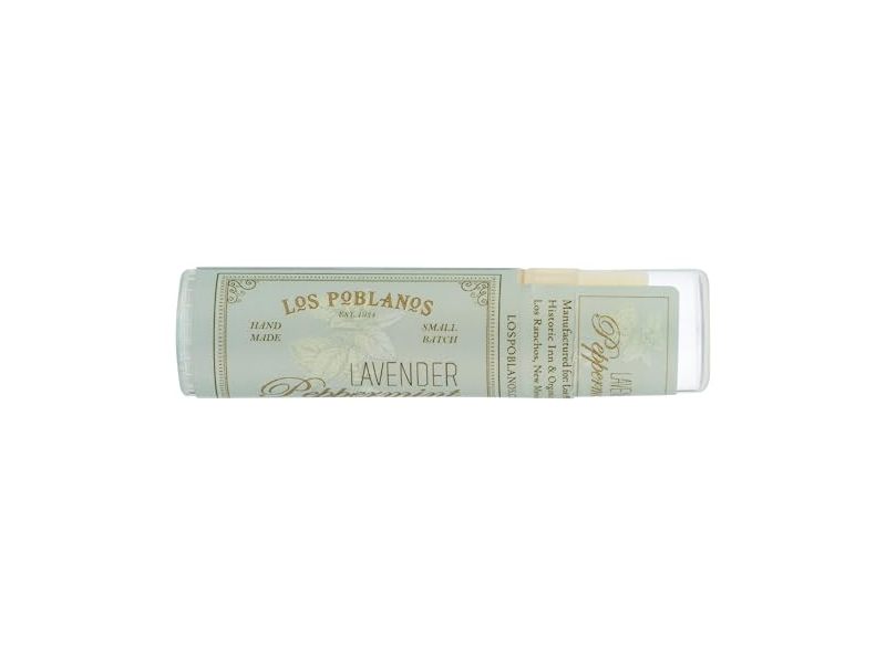 Los Poblanos Lip Balm, Lavender Peppermint, 0.28 oz/8 g