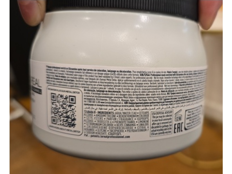 L'Oreal Paris Metal Detox Mask, 16.9 fl oz/500 mL