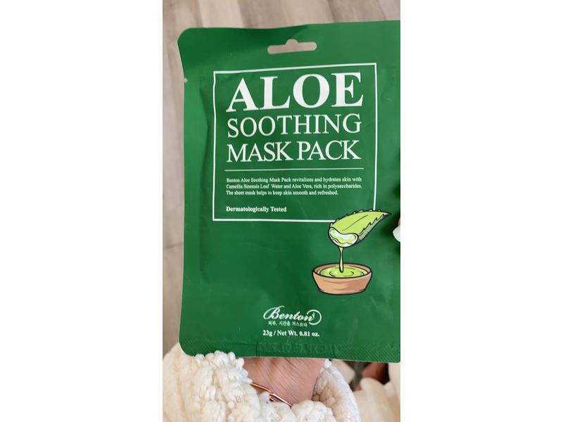 Benton Aloe Soothing Mask Pack, 0.81 oz/23 g