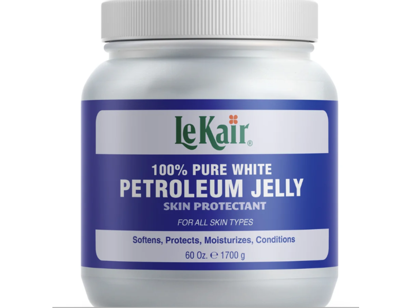 Lekair Pure White Petroleum Jelly, 60 oz/1700 g