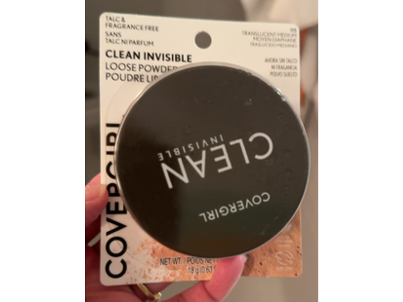 Covergirl Clean Invisible Loose Powder, 115 Translucent Medium, 0.63 oz/18 g