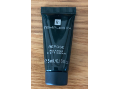 Templespa Repos Relaxing Night Cream, 0.16 fl oz/5 mL