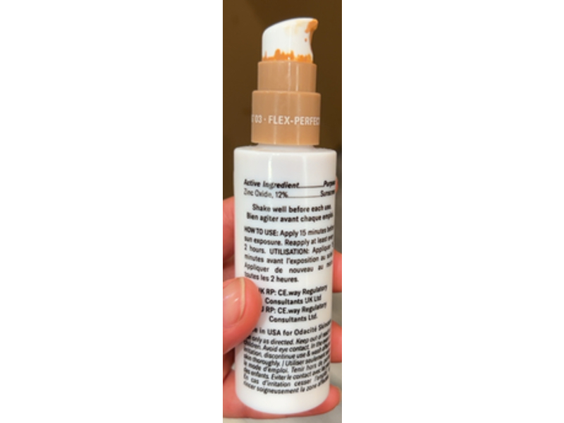 Odacite Flex - Perfecting Mineral Drops Tinted Sunscreen, 03, SPF 50, 1 fl oz/30 mL