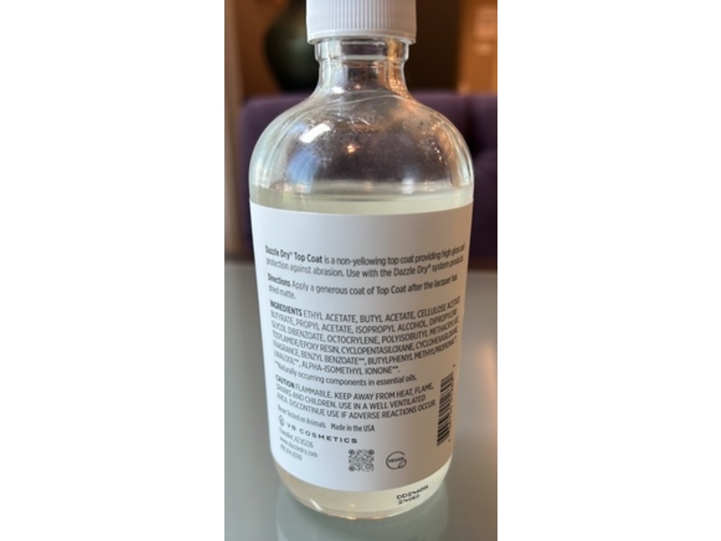 Dazzle Dry Top Coat 4, 8 fl oz/240 mL