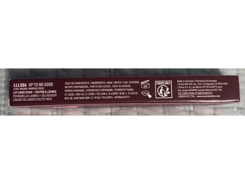 Nyx Professional Makeup Lip Lingerie, Up To No Good, 0.03 fl oz/1 mL