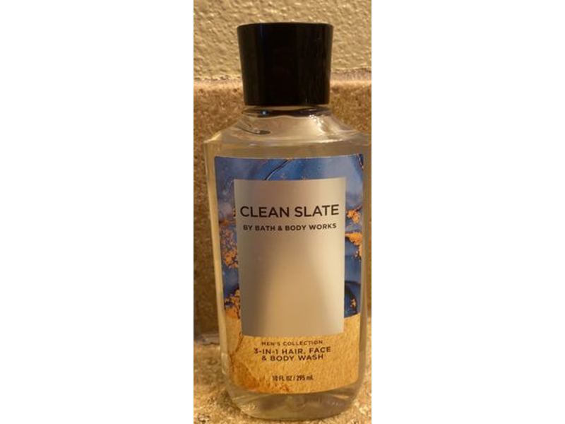 Bath & Body Works Clean Slate 3-In-1 Hair Face & Body Wash, 10 fl oz/295 mL
