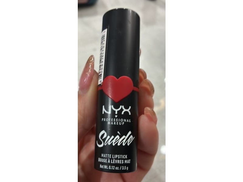 NYX Professional Makeup Suede Matte Lipstick, Spicy, 0.12 oz/3.5 g