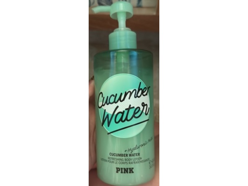Pink Refreshing Body Lotion, Cucumber Water, 14 fl oz/414 mL