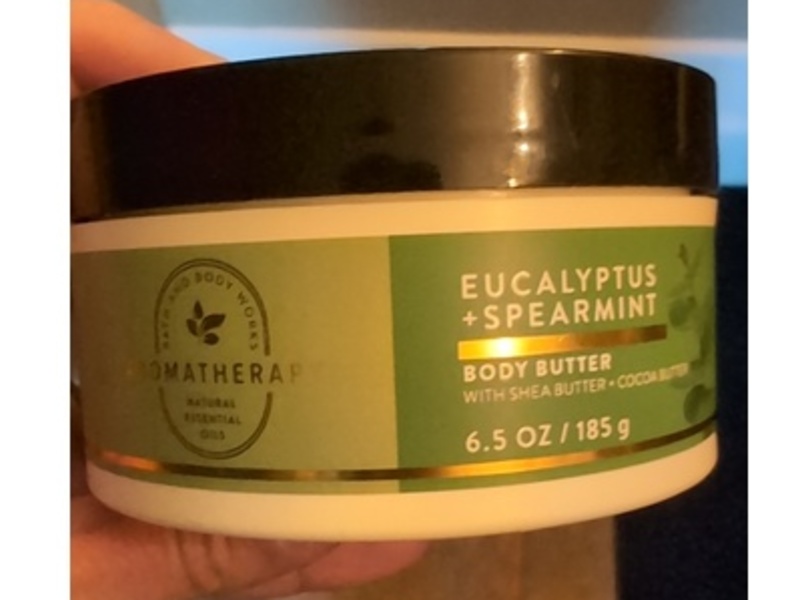 Bath & Body Works Aromatherapy Body Butter, Eucalyptus + Spearmint, 6.5 oz/185 g
