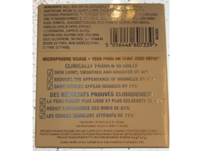 Charlotte Tilbury Airbrush Flawless Finish Brightening Powder, Tan-Deep, 0.31 oz/9 g