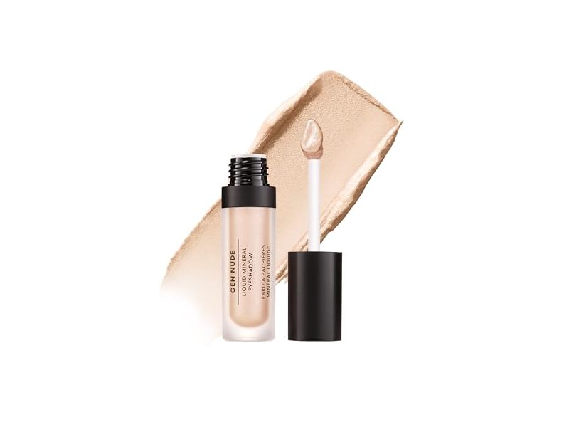 bareMinerals Gen Nude Liquid Mineral Eyeshadow, Moonstone, 0.07 fl oz/2.3 mL