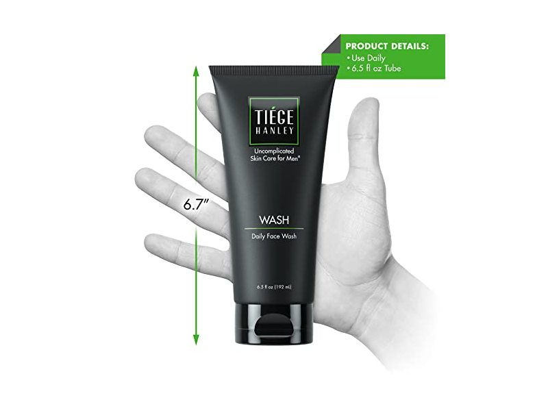 Tiege Hanley Daily Face Wash for Men (WASH) 6.5 Ounces