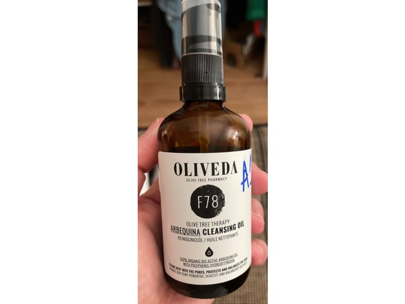 Oliveda F78 Cleansing Oil, 3.4 fl oz/100 mL