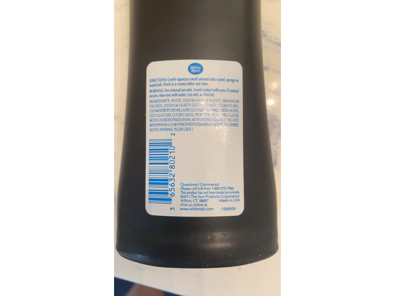 White Rain for Men Body Wash, Fresh Mountain Spring 12oz