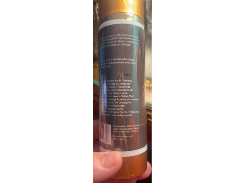 Ashley Black After Blaster Cream, 3.4 fl oz/100 mL