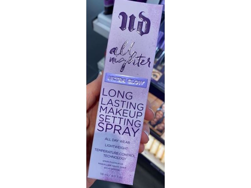 Urban Decay All Nighter Long Lasting Makeup Setting Spray, Ultra Glow, 4 fl oz