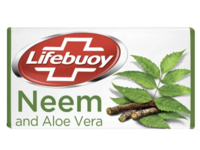 Lifebuoy Soap Bar, Neem And Aloe, 125 g - thumbnail 1