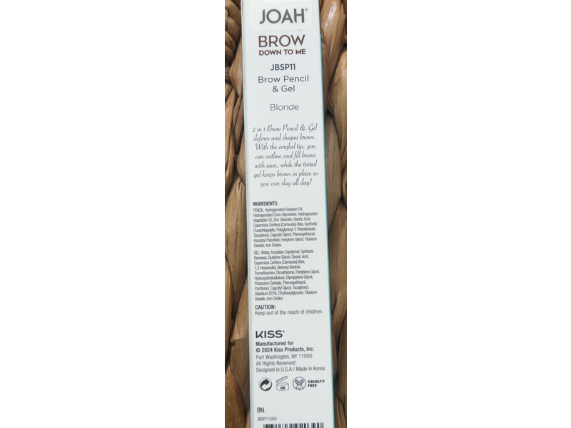 Joah Brow Down To Me Dual Brow Pencil and Gel, Blonde