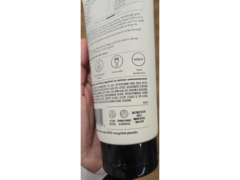 Odele Curl Defining Gel, Rice Protein, 8 fl oz/236 mL