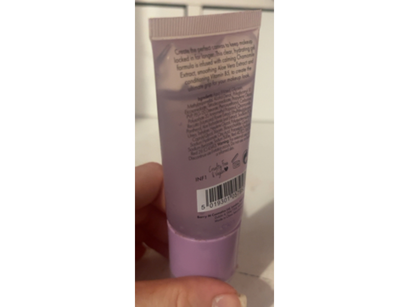 Barry M In A Fix Grip Primer, Chamomile Extract + Aloevera Extract & Vitamin B5, 1 fl oz/30 mL