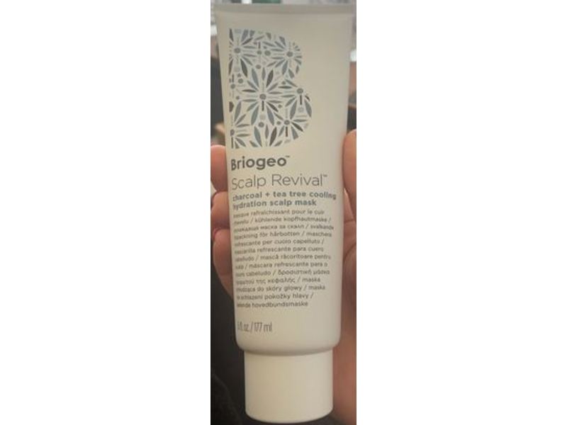 Briogeo Scalp Revival Charcoal + Tea Tree Cooling Hydration Scalp Mask, 6 fl oz/177 mL