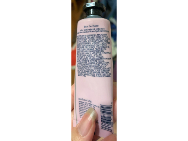 Crabtree & Evelyn Ultra Moisturising Hand Therapy, Rosewater, 0.9 oz/25 g