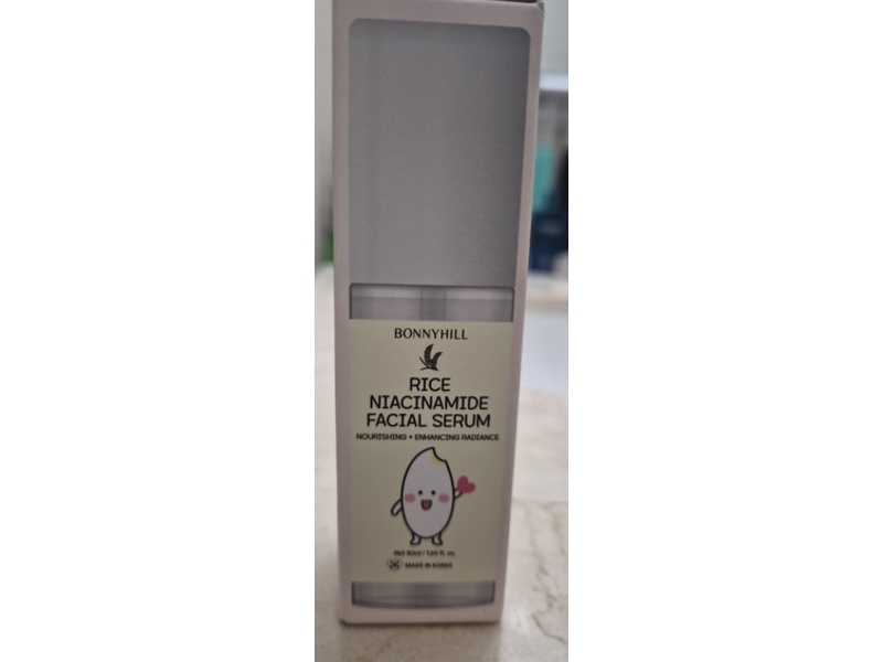 Bonny Hill Rice Niacinamide Facial Serum, 1.69 fl oz/50 mL