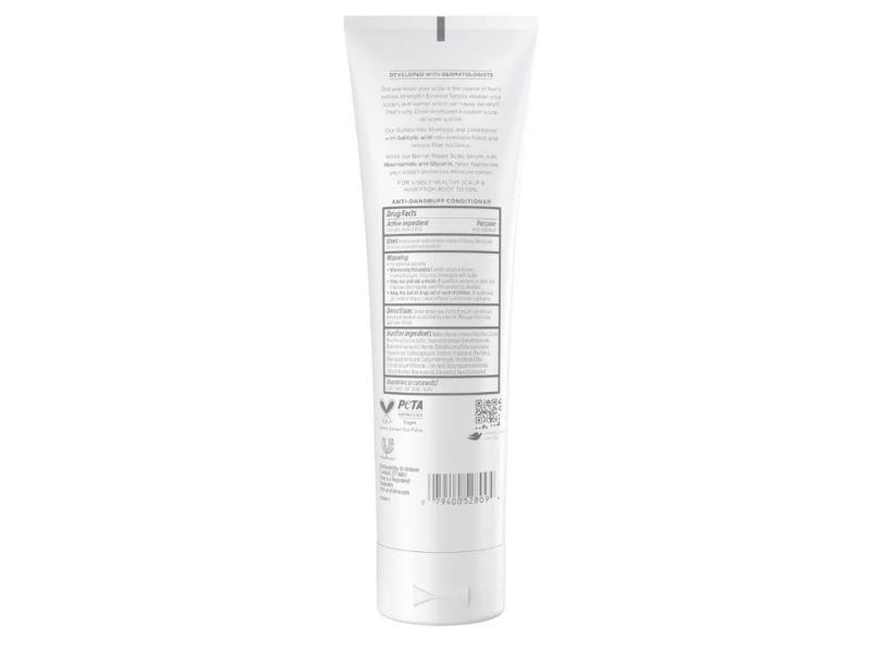 Dove Derma Scalp Dandruff Relief Anti Dandruff Conditioner, Salicylic Acid, 9 fl oz