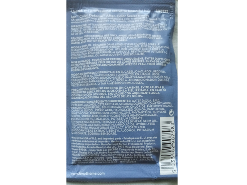 Ion Color Defense After Color Sealer, Chromaxtend, 1 oz/30 g