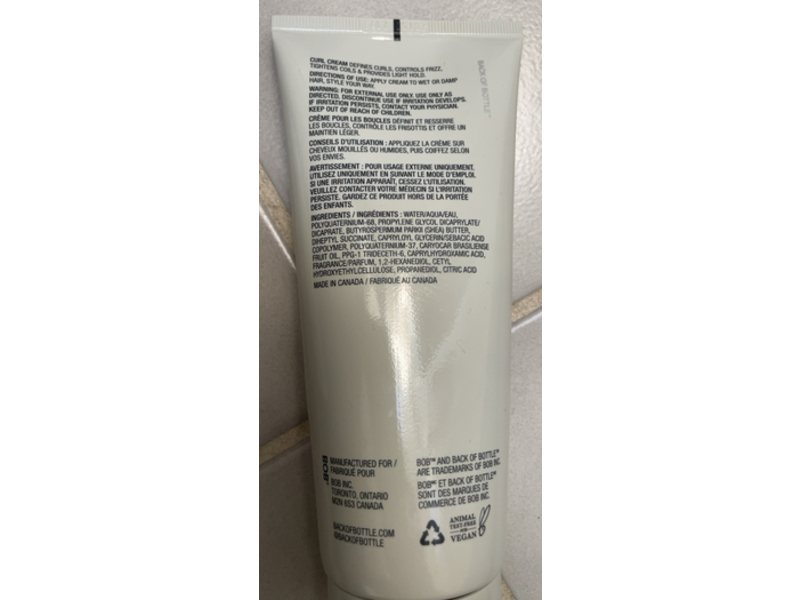 Bob Free Rein Curl Cream, Pequi Oil & Shea Butter, 6.7 fl oz / 200 mL