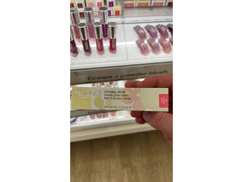 Clinique Chubby Stick Cheek Colour Blush Balm, 07 Grandest Guava, 0.21 oz/6 g