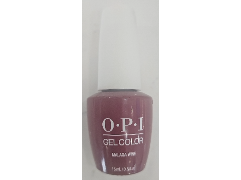 O.P.I Gel Color, Malaga Wine, 0.5 fl oz/15 mL