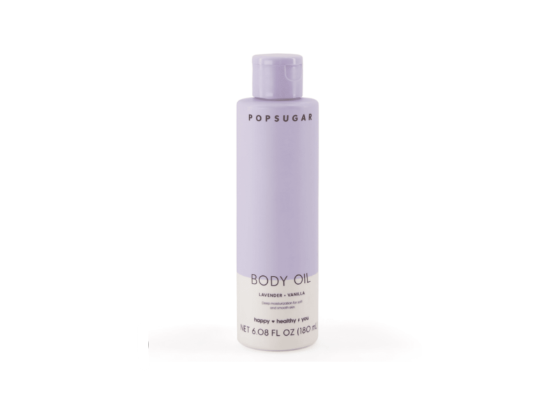 Popsugar Body Oil, Lavender + Vanilla, 6.08 fl oz/180 mL
